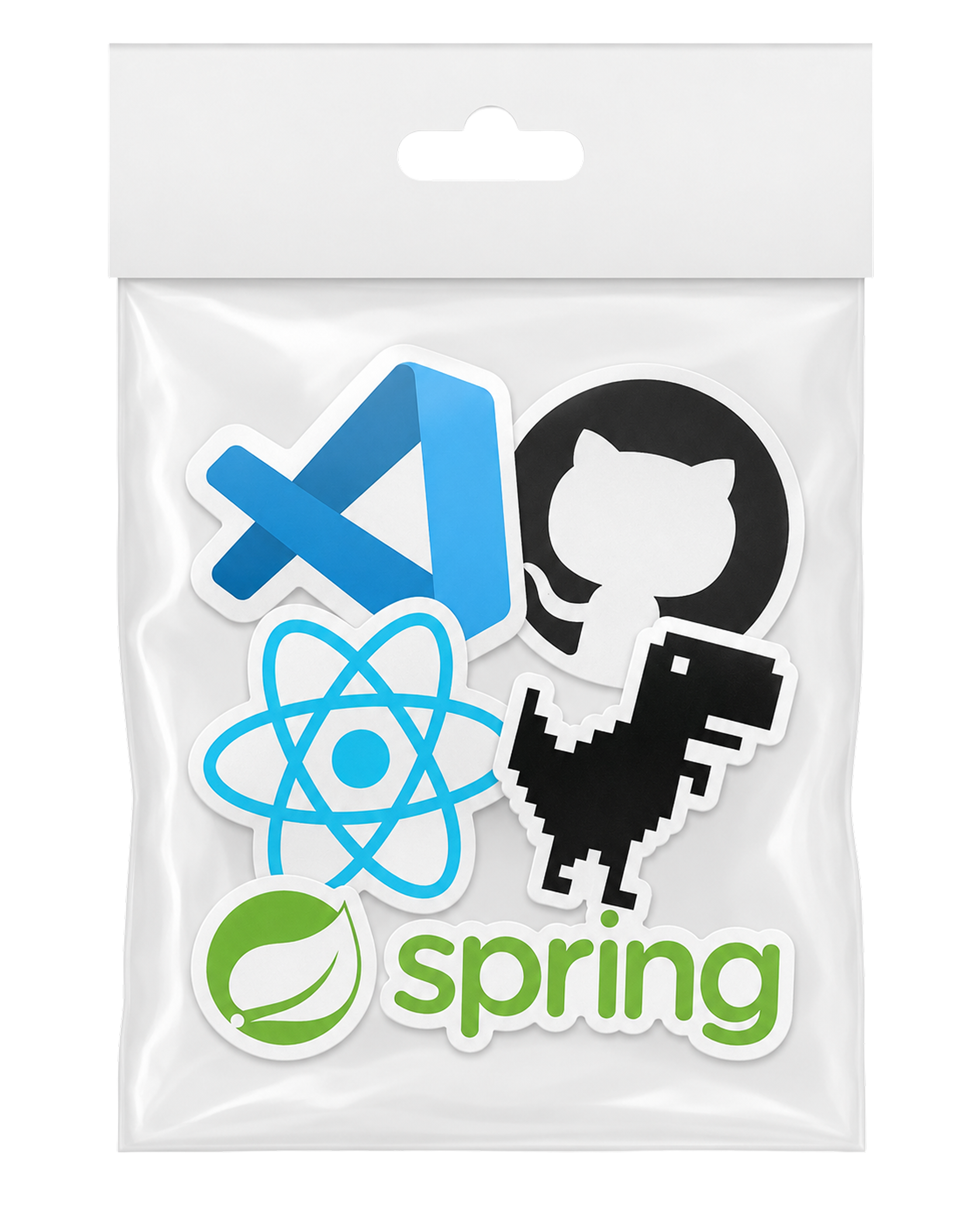 Developer starter kit package with Spring, React, Python, JavaScript and computer science objects